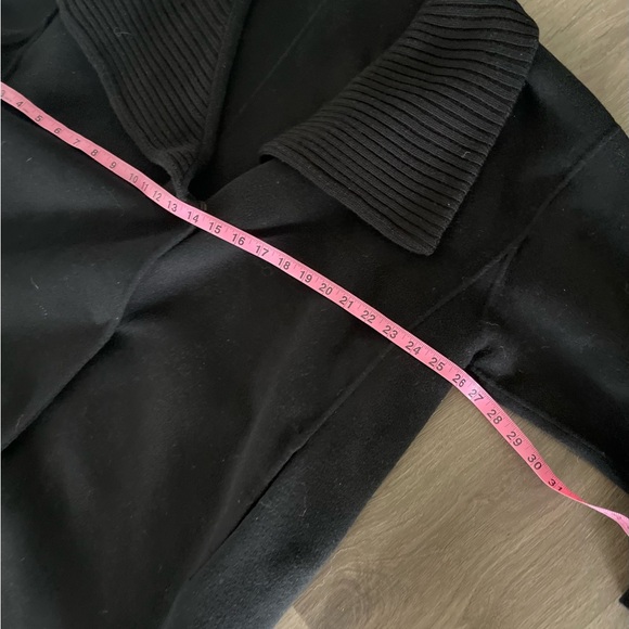 Eileen Fisher black wool coat - Picture 5 of 7